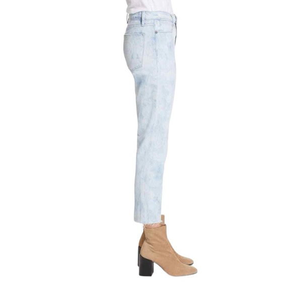 FRAME Le High Tie-Dye Straight-Leg Jeans in Cloud - Picture 14 of 16